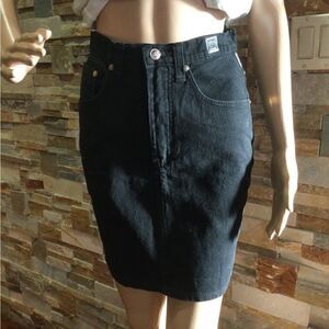 VERSACE Jeans Couture Denim Skirt